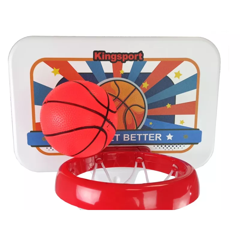 LEAN TOYS Bērnu basketbola komplekts komandas spēlei 125 cm