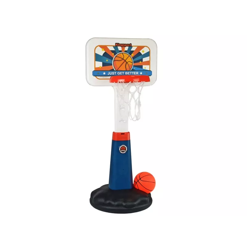 LEAN TOYS Bērnu basketbola komplekts komandas spēlei 125 cm