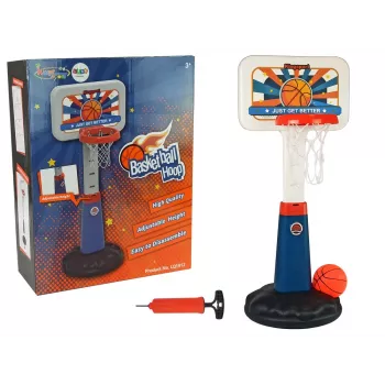 LEAN TOYS Bērnu basketbola komplekts komandas spēlei 125 cm