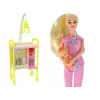 LEAN TOYS Bērnu leļļu ārsta garo matu aksesuāri