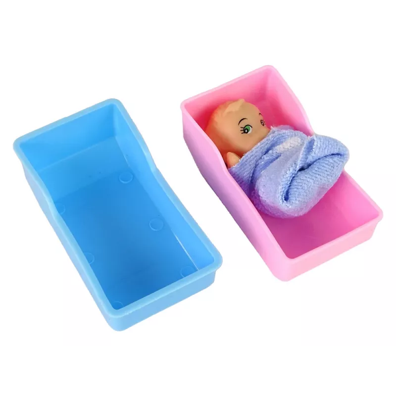 LEAN TOYS Bērnu leļļu ārsta garo matu aksesuāri