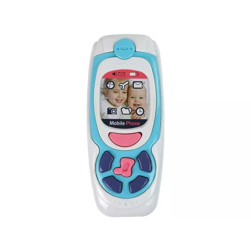 LEAN TOYS Bērnu izglītojošais mobilais telefons Melody Blue