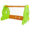 LEAN TOYS Bērnu futbola vārti zaļā un oranžā krāsā