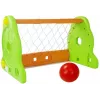 LEAN TOYS Bērnu futbola vārti zaļā un oranžā krāsā