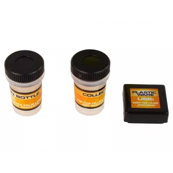 LEAN TOYS Bērnu mikroskops izglītojošs komplekts dzeltens