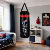LEAN TOYS Bērnu boksa maisa vingrinājumu komplekts MUAY THAI cimdi 55x17cm M