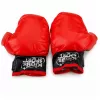 LEAN TOYS Bērnu boksa maisa vingrinājumu komplekts MUAY THAI cimdi 55x17cm M