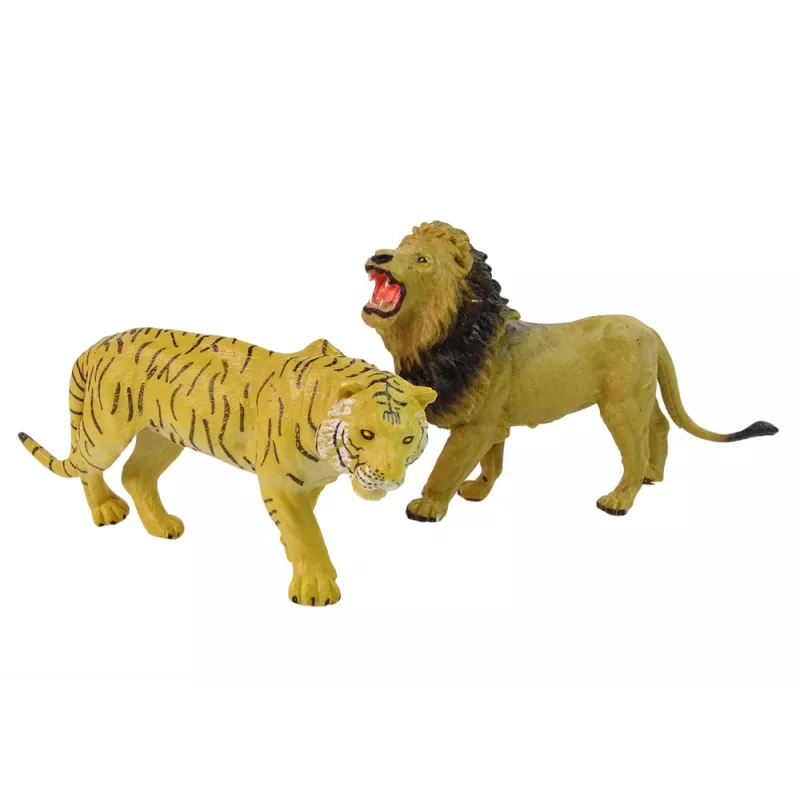 LEAN TOYS Circus Animals Vehicle Set The Circus Animals Truck + Car with Trailer