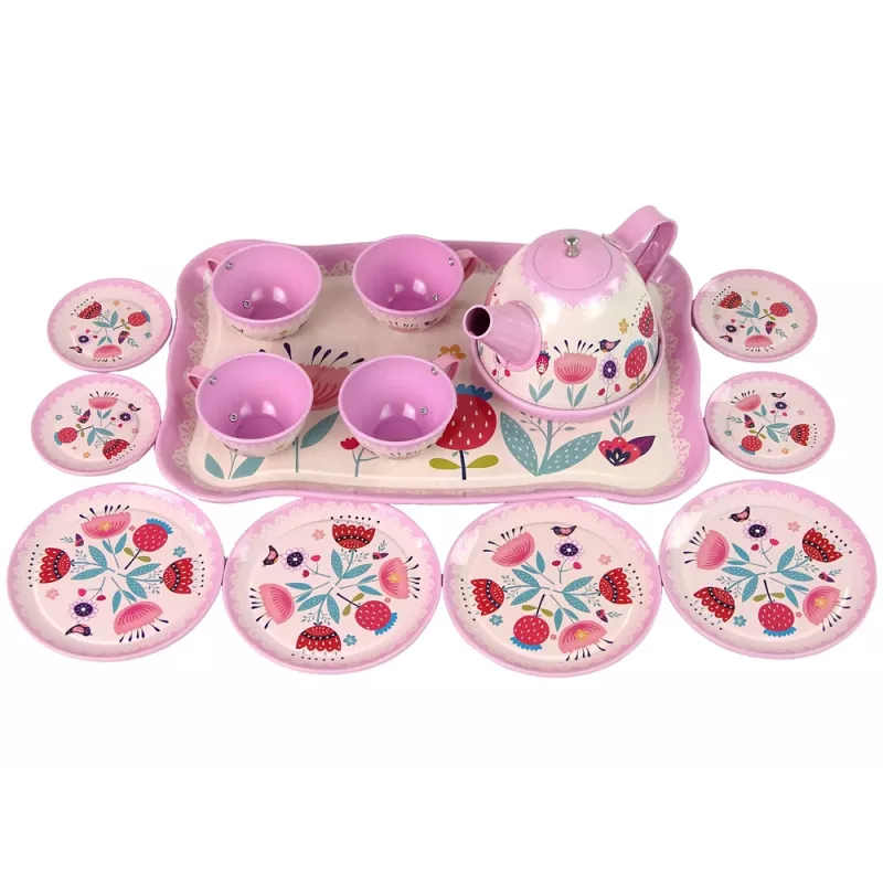 LEAN TOYS Kafijas un tējas komplekts čemodānā
