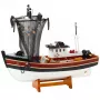 LEAN TOYS Kolekcionējams Dekoratīvs Kuģis Zvejas Laiva Ar Zvejas Tīklu Modelis 38x31cm