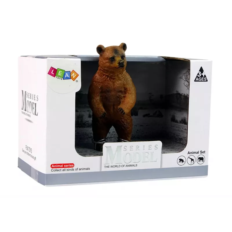 LEAN TOYS Kolekcionāra figūriņa Brūnais lācis Dzīvnieki pasaulē