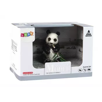 LEAN TOYS Kolekcionāra figūriņa Lielā panda ar bambusu