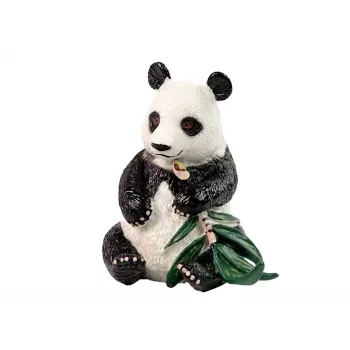LEAN TOYS Kolekcionāra figūriņa Lielā panda ar bambusu