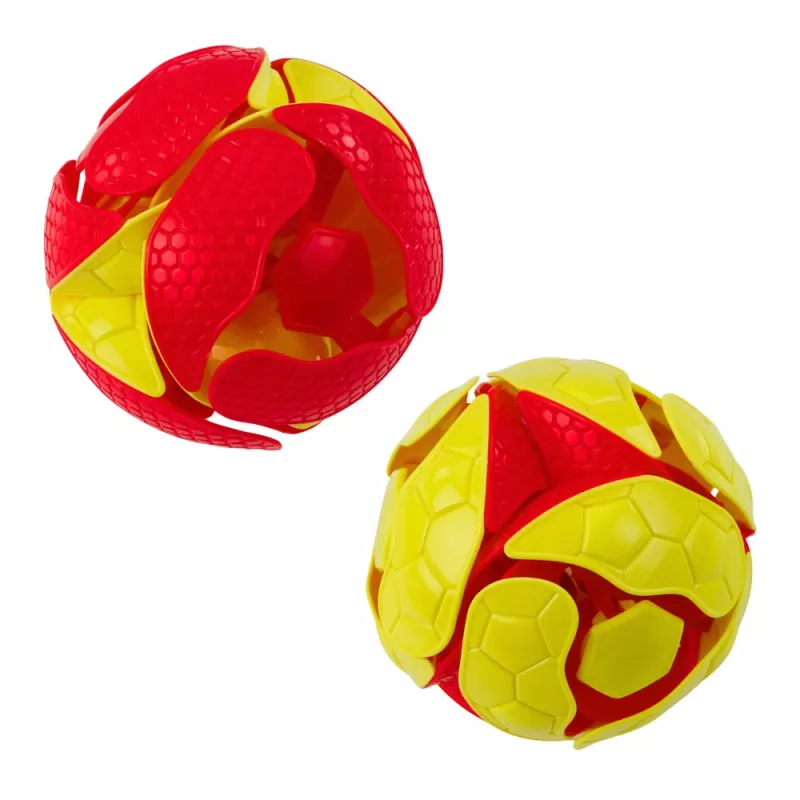 LEAN TOYS LED žonglēšanas bumba ar krāsu maiņu 8 cm, daudzkrāsaina