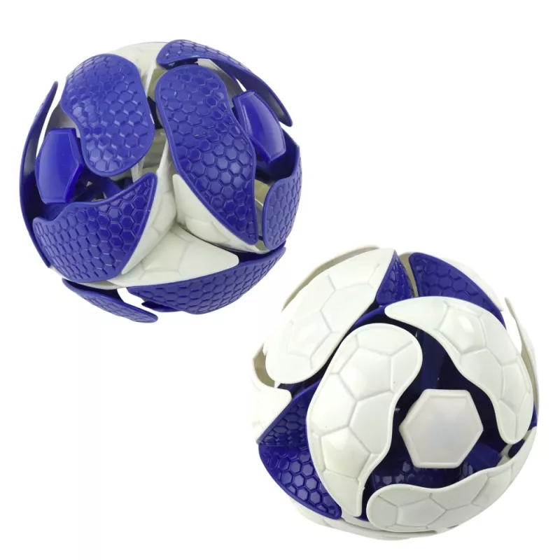 LEAN TOYS LED žonglēšanas bumba ar krāsu maiņu 8 cm, daudzkrāsaina