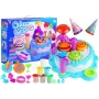 LEAN TOYS Color Clay DIY Birthday Party Cake House - 24 krāsu gaisā žūstošs modelēšanas māls komplekts ar instrumentiem, veidnēm un aksesuāriem bērniem no 6 gadiem