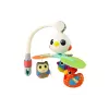 LEAN TOYS Colourful Birds Melody Carrousel mazuļa gultiņai un ratiņiem