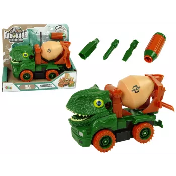 LEAN TOYS Concrete Truck Dinosaur Unwrecker Green Accessories