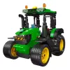 LEAN TOYS Konstrukcijas bloki Lauksaimniecības traktors Zaļš 304 gab.