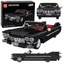 LEAN TOYS Construction Bricks Classic Car Cabrio Cadi-Elrado Black 1324 pcs.