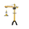 LEAN TOYS Celtniecības celtnis ar tālvadības pulti 90 cm augsts Eifeļa torņa konstrukcija