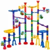 LEAN TOYS Konstruktora komplekts Bumbiņu trase Tuneļi Krāsaini dinozauri 192 gab.