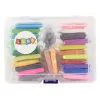LEAN TOYS Radošais māla modelēšanas komplekts 24 krāsas ar aksesuāriem