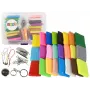 LEAN TOYS Radošais māla modelēšanas komplekts 24 krāsas ar aksesuāriem