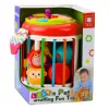 LEAN TOYS cilindrs sensorā kubs interaktīvais formu šķirotājs ar gaismām un skaņām - daudzkrāsains (22659)