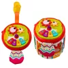LEAN TOYS cilindrs sensorā kubs interaktīvais formu šķirotājs ar gaismām un skaņām - daudzkrāsains (22659)