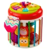 LEAN TOYS cilindrs sensorā kubs interaktīvais formu šķirotājs ar gaismām un skaņām - daudzkrāsains (22659)