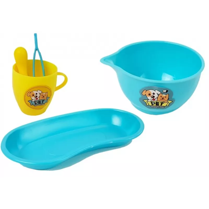 LEAN TOYS Mazais zobārsta komplekts sunim. Zobu birste. Izspiesta zobu pasta.