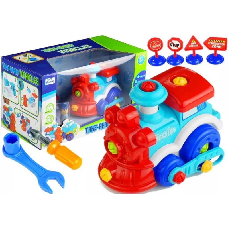 LEAN TOYS Detachable Train Running Tools Figures