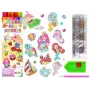 LEAN TOYS Dimanta izšūšanas uzlīmju komplekts Jūras pasaules dzīvnieki Mozaīka