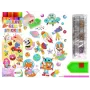 LEAN TOYS Dimanta izšūšanas uzlīmju komplekts Kosmosa astronauts mozaīka