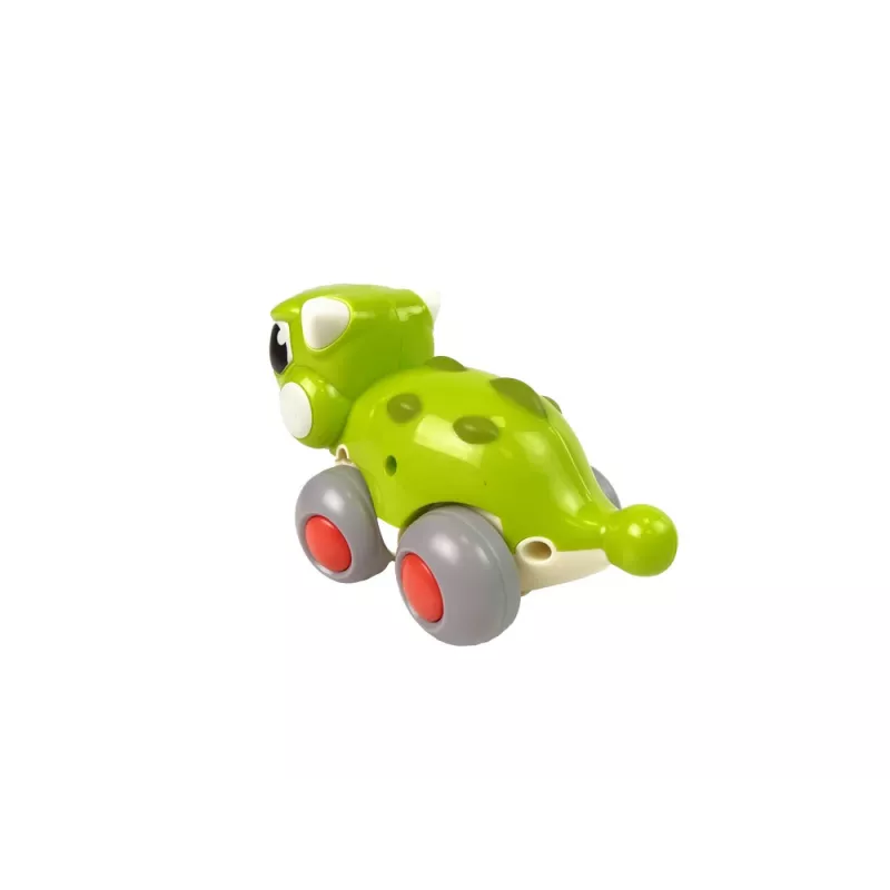 LEAN TOYS Dinozaurs uz Riteņiem Zaļa Figūra