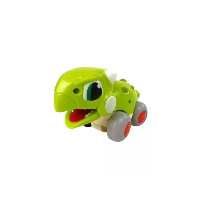 LEAN TOYS Dinozaurs uz Riteņiem Zaļa Figūra