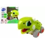LEAN TOYS Dinozaurs uz Riteņiem Zaļa Figūra