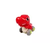 LEAN TOYS Dinozaurs uz Riteņiem T-Rex Sarkanā Figūriņa