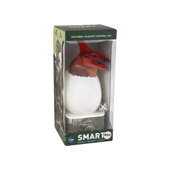 LEAN TOYS Dinozaurs Pterozaurs LED Mikro USB Olas Lampa - 16 RGB Krāsas, Skāriens un Tālvadība, Uzlādējama