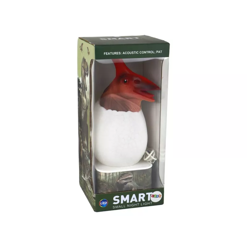 LEAN TOYS Dinozaurs Pterozaurs LED Mikro USB Olas Lampa - 16 RGB Krāsas, Skāriens un Tālvadība, Uzlādējama