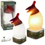 LEAN TOYS Dinozaurs Pterozaurs LED Mikro USB Olas Lampa - 16 RGB Krāsas, Skāriens un Tālvadība, Uzlādējama