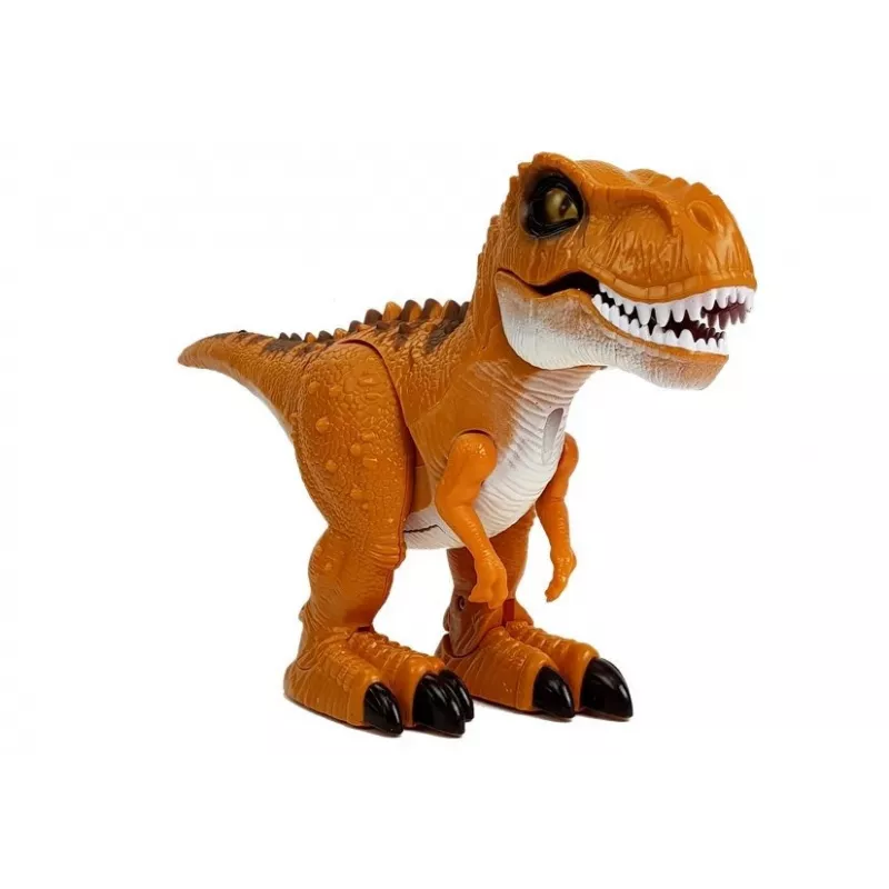 LEAN TOYS Dinozaurs ar tālvadību R/C Bronzas skaņa un gaisma
