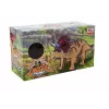 LEAN TOYS Dinozaurs Triceratops ar bateriju darbināms dzeltens