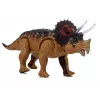 LEAN TOYS Dinozaurs Triceratops ar bateriju darbināms dzeltens