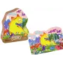 LEAN TOYS Dinozauru vulkāna puzle 48 gabali