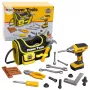LEAN TOYS DIY Kit Instrumentu soma bezvadu urbjmašīnām, 600D poliesters, melna ar sarkaniem akcentiem
