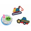 LEAN TOYS DIY Ūdens pērlīšu komplekts Magic Beads 8 krāsas Celtniecības transportlīdzekļi