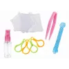 LEAN TOYS DIY Ūdens pērlīšu komplekts Magic Beads 8 krāsas Celtniecības transportlīdzekļi