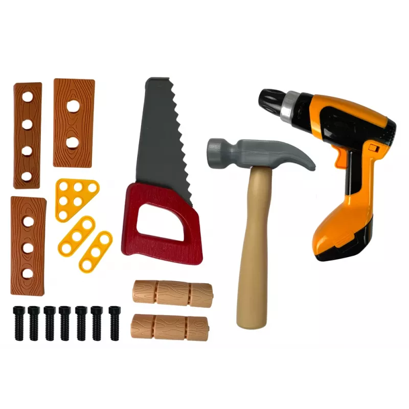 LEAN TOYS DIY Workshop Set Tools Drill